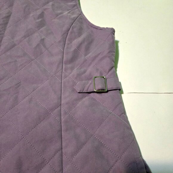 Orvis vest womens Small Purple quilted full-zip Outdoors - Picture 3 of 9